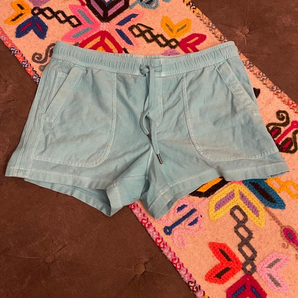 Athleta Light Blue Shorts - Picture 1 of 4